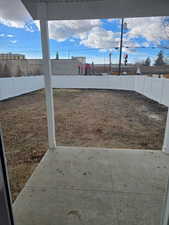 View of yard featuring a patio