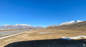 View of mountain feature with a rural view