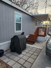 Exterior space with grilling area