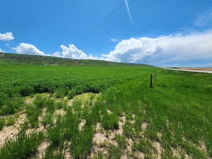 View of mountain feature with a rural view