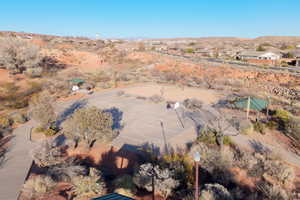 Bird's eye view featuring a mountain view