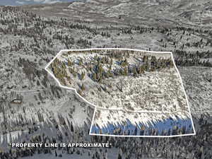 View of property location with property boundaries highlighted
