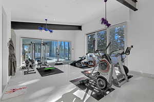 View of exercise room