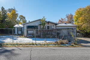 Ranch-style home featuring a garage