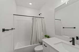 Full bathroom downstairs off great room