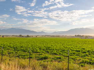 Property view of mountains with a rural view