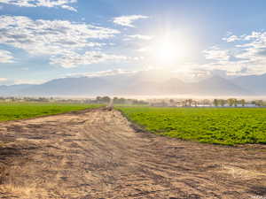 Exterior space featuring a rural view and a mountain view