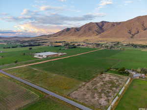 Mountain view with a rural view