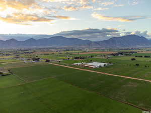 Mountain view with a rural view