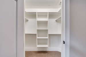 Walk-in closets with built-in organization