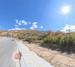 View of mountain background