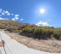 View of mountain background