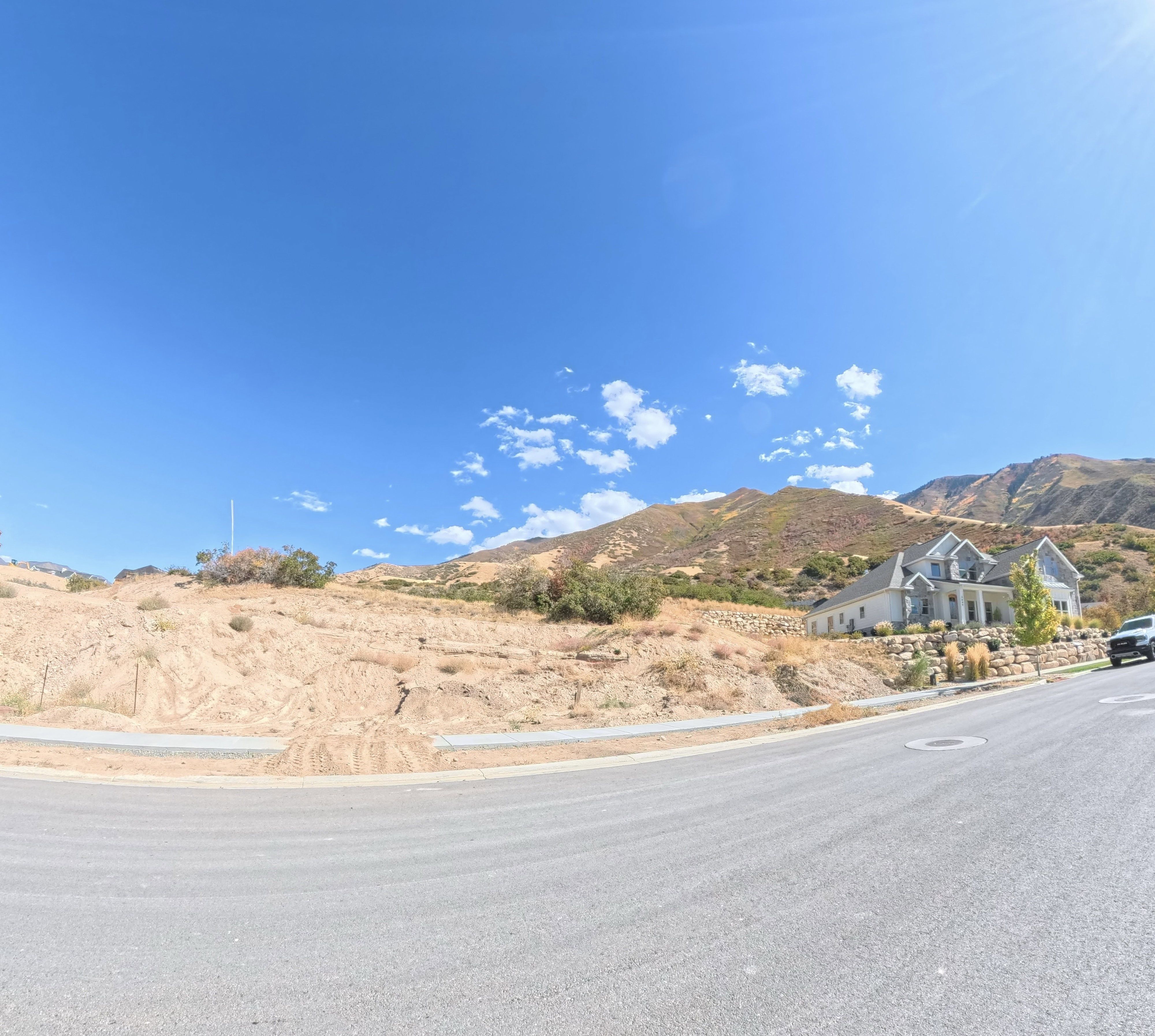 View of mountain backdrop