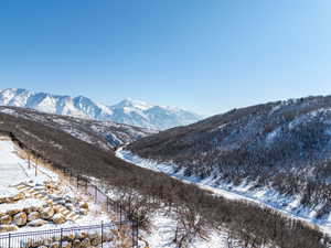 View from future back deck looking to the left, great view of Timp!