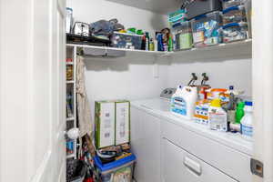 Laundry area featuring washer and dryer