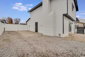 Exterior space with a patio area