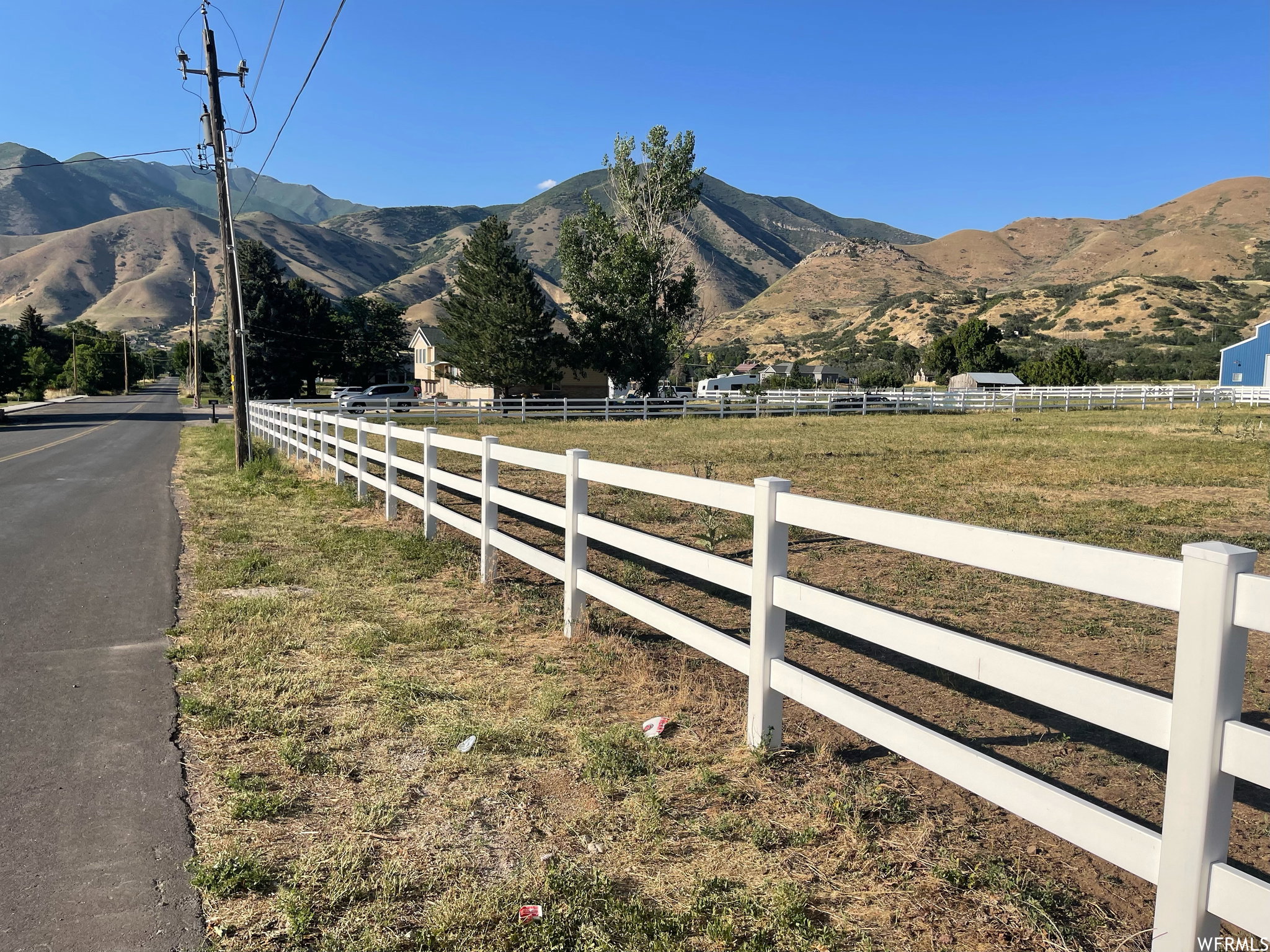 View of mountain feature featuring a rural view