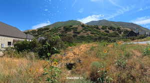 View of mountain background