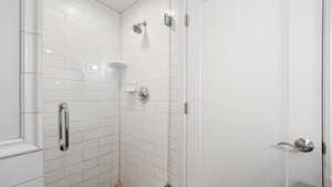 Bathroom with walk in shower