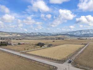 Mountain view with a rural view