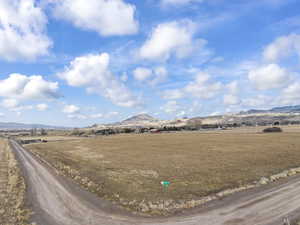 View of mountain feature featuring a rural view