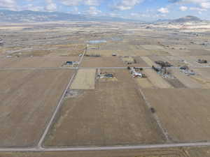 Bird's eye view featuring a mountain view