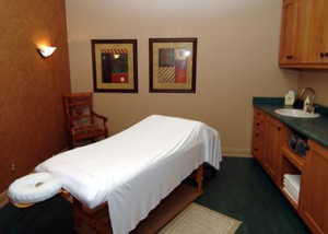 Bedroom featuring sink