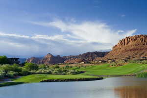 Water view featuring a mountain view