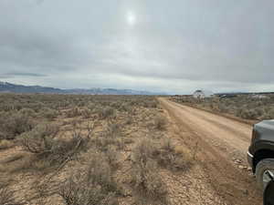 View of road featuring a mountain view