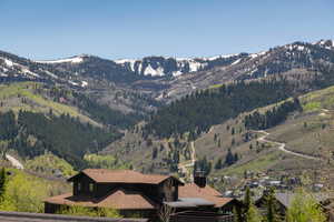 View of mountain background