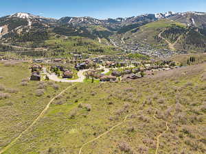 View of mountain background