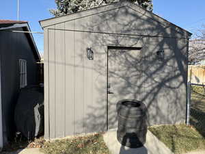 View of outbuilding