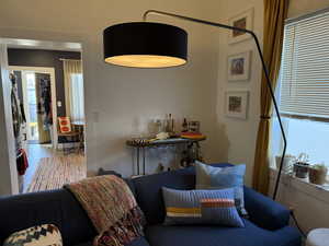 Dining room with plenty of natural light