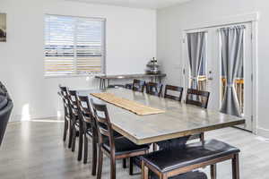 Large Dining area