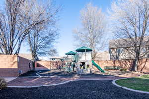 View of jungle gym