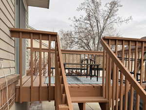 View of deck