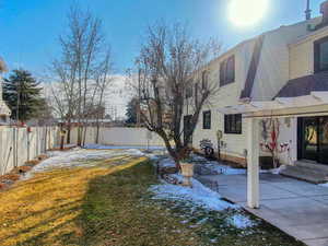 View of snowy yard