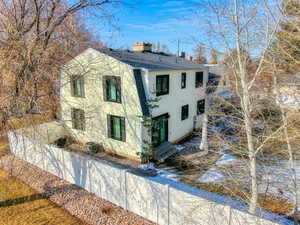 View of snowy exterior