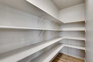 View of storage area