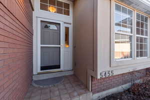 View of entrance to property