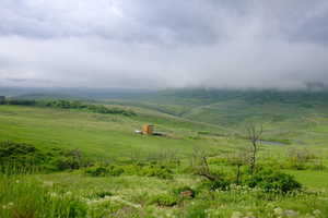 Mountain view with a rural view