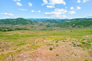 Mountain view with a rural view