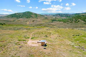 Mountain view featuring a rural view