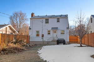 View of back of house