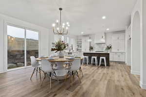 Great open-concept room merging kitchen, eating area and flows nicely into living room