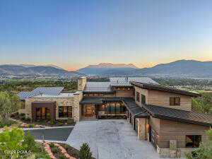 View of front facade featuring a mountain view