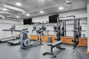 View of exercise room