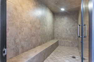 Bathroom with a shower