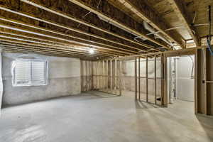 The full size window in the basement provides the opportunity to add a 4th bedroom and increasing the home's value.