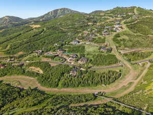 View of property location featuring mountains